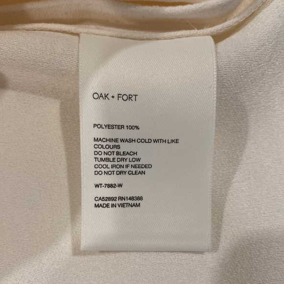 Oak and fort cream button down dress shirt - Picture 3 of 4